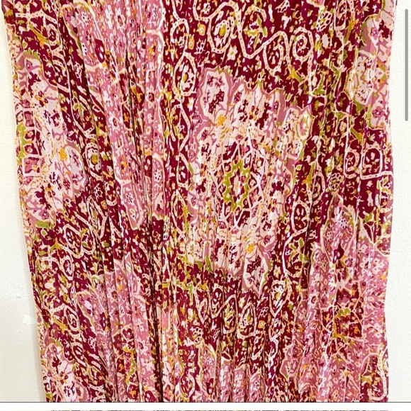Free People Boho Pleated Midi Skirt - Picture 5 of 5